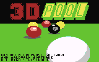 3D Pool  commodere 64 rom