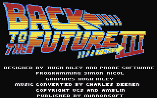 Back to the Future 3  commodere 64 rom