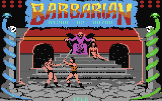 Barbarian  screensoh giochi per emulatore c64