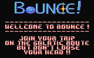 Bounce!  commodere 64 rom