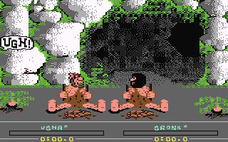 Caveman Ugh-Lympics  screensoh giochi per emulatore c64