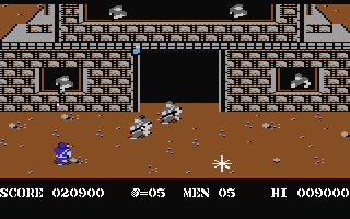 Commando  screensoh giochi per emulatore c64