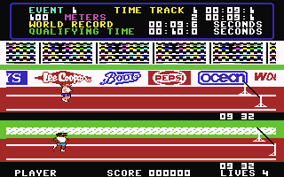Daley Thompson's Decathlon  screensoh giochi per emulatore c64