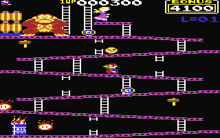 Donkey Kong  screensoh giochi per emulatore c64