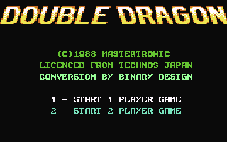 Double Dragon  c64
