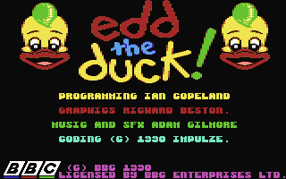 Edd the Duck  commodere 64 rom
