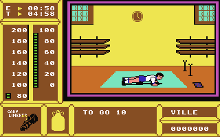 Gary Lineker's Super Skills  screensoh giochi per emulatore c64