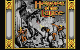 Heroes of the Lance  c64