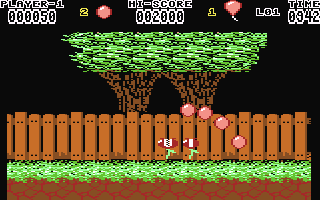 Hoppin' Mad  screensoh giochi per emulatore c64
