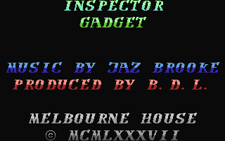 Inspector Gadget  commodere 64 rom