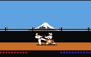 Karateka  screensoh giochi per emulatore c64