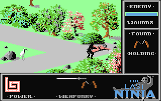The Last Ninja  screensoh giochi per emulatore c64