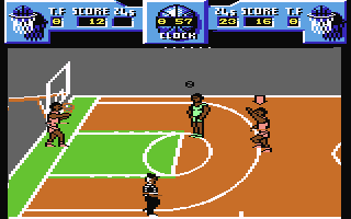 Magic Johnson's Basketball  screensoh giochi per emulatore c64