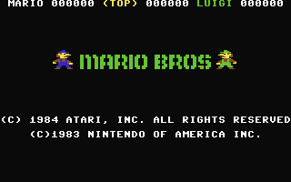 Mario Bros  c64