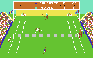 Match Point  screensoh giochi per emulatore c64