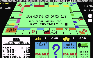 Monopoly Deluxe  screensoh giochi per emulatore c64