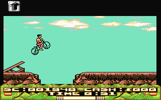 Mountain Bike Racer  screensoh giochi per emulatore c64