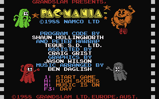 Pac-Mania  commodere 64 rom