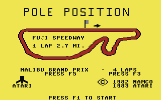 Pole Position  commodere 64 rom