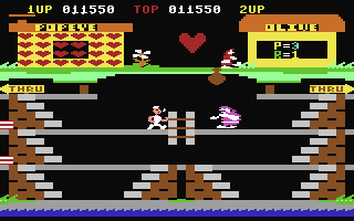 Popeye  screensoh giochi per emulatore c64