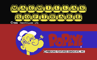 Popeye 86  c64