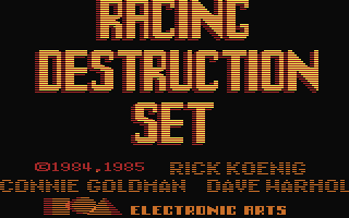 Racing Destruction Set  c64