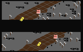 Racing Destruction Set  screensoh giochi per emulatore c64