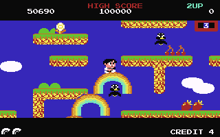 Rainbow Islands  screensoh giochi per emulatore c64