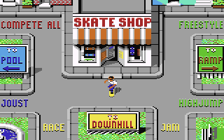 Skate or Die  screensoh giochi per emulatore c64