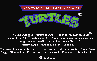Teenage Mutant Hero Turtles  commodere 64 rom