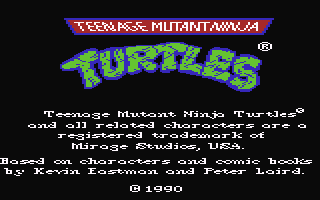Teenage Mutant Ninja Turtles  commodere 64 rom