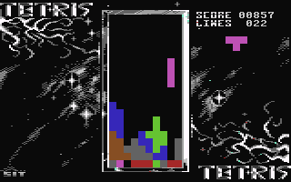 Tetris  screensoh giochi per emulatore c64