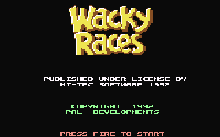 Wacky Races  c64