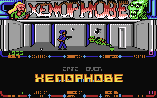 Xenophobe  screensoh giochi per emulatore c64