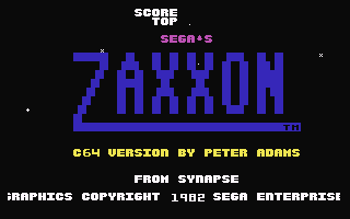 Zaxxon  commodere 64 rom