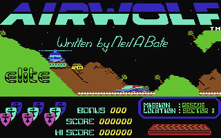Airwolf  c64