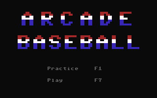 Arcade Baseball  c64