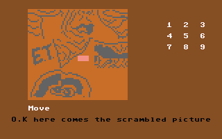 E.T. Puzzle  screensoh giochi per emulatore c64