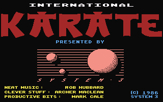 International Karate  c64