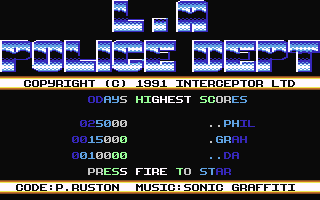 L.A. Police Department  c64