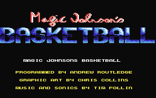Magic Johnson's Basketball  c64