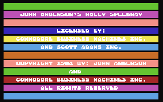 Rally Speedway  c64