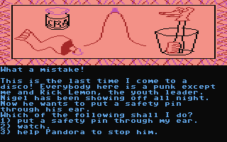 The Secret Diary of Adrian Mole  screensoh giochi per emulatore c64