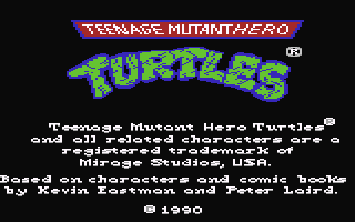 Teenage Mutant Hero Turtles  c64