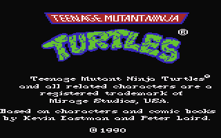 Teenage Mutant Ninja Turtles  c64