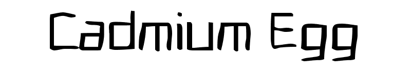 Cadmium Egg