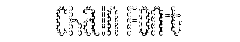 Chain Font