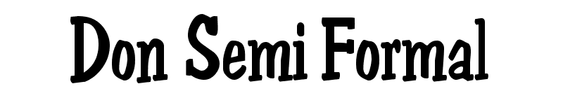 Don Semi Formal