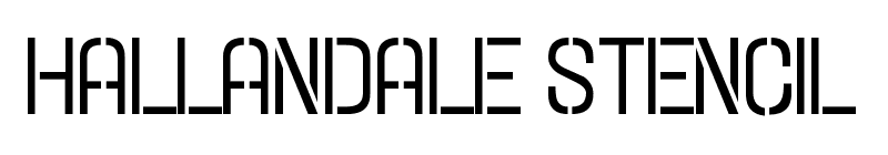 Hallandale Stencil