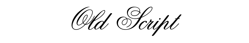 Old Script